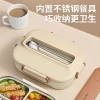 304 stainless steel insulated lunch box, a special microwave-safe lunch box for students, a compartment-sealed preservation box Application Scenario